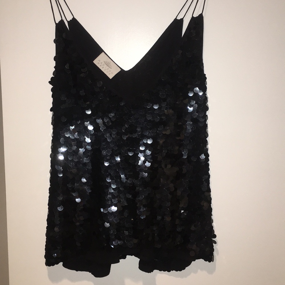 Sexy black big sequin top🖤🖤🖤